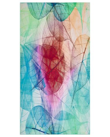 Vloerkleed polyester meerkleurig 80 x 150 cm ANTAKYA