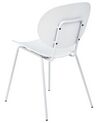 Set of 2 Dining Chairs White SHONTO_861834