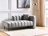Right Hand Velvet Chaise Lounge Taupe LANNILS_892371