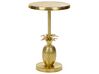 Metal Side Table with Pineapple Base Gold PANNOUVRE_854163