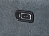 5-istuttava kulmasohva kangas sähkösäädettävä USB-portti tummanharmaa ROKKE_799645
