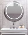 Round LED Wall Mirror ø 79 cm Silver COURSEULLES_863041