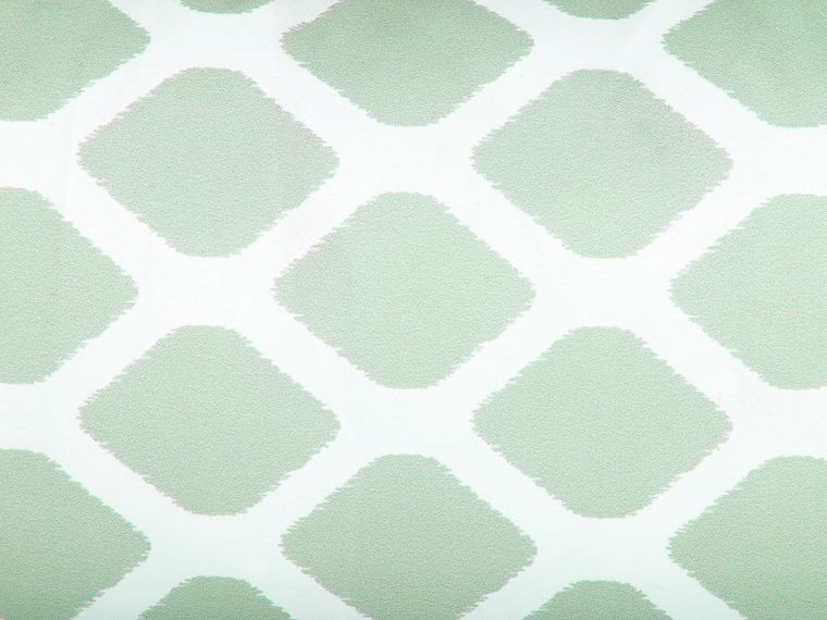 Set of 2 Outdoor Cushions Diamond Pattern 40 x 70 cm Mint Green and