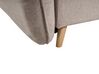 Velvet Sofa Bed with Storage Taupe VALLANES_904101