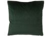 Set of 2 Velvet Cushions Geometric Pattern 45 x 45 cm Green CELOSIA_770081
