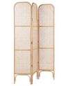 3-panelowy składany parawan pokojowy rattanowy 105 x 180 cm naturaly POTENZA_865597