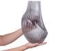 Glass Flower Vase 36 cm Grey MYRSINA_868871