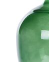 Bloemenvaas groen glas 24 cm PARATHA_823679