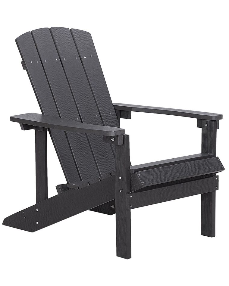 Krzesło ogrodowe ciemnoszare ADIRONDACK_729707