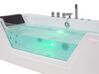 Whirlpool Bath with LED 1530 mm White SAMANA_762949