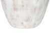 Vaso decorativo terracotta bianco e beige 31 cm IPOH_893633