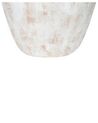 Vase décoratif en terre cuite blanc 31 cm IPOH_893633