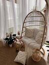 Hanging Chair with Stand Beige ALLERA_828641