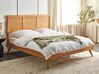 EU Super King Size Bed Light Wood ISTRES_912588