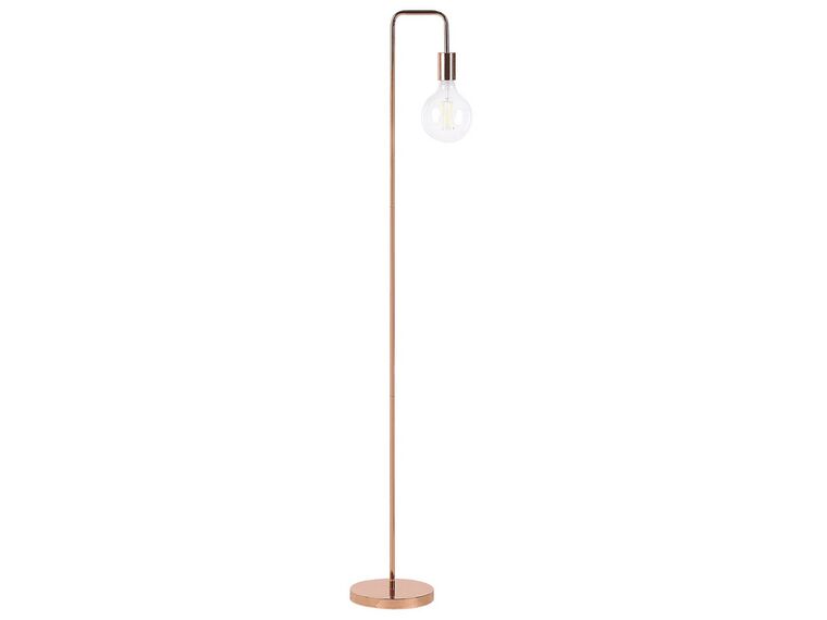 Metal Floor Lamp Copper SAVENA_785114