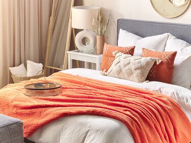 Blanket 150 x 200 cm Orange BJAS