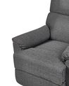 Fabric Recliner Chair Grey EVERTON_884494