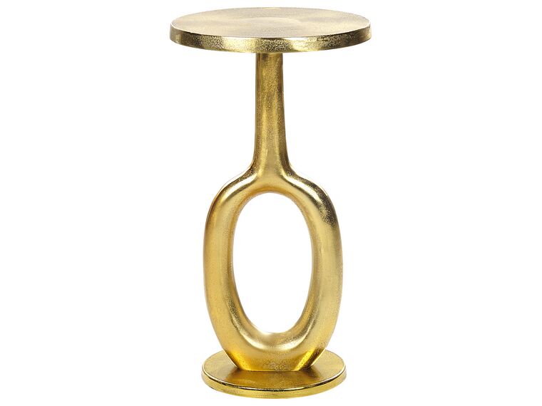 Metal Side Table Gold APITI_853736