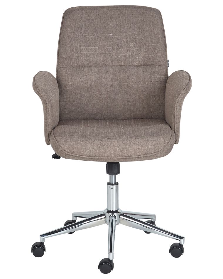 Bureaustoel polyester bruin RAVISHING