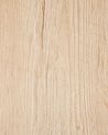 Regal heller Holzfarbton mit 3 Fächern und Schrank PARTON_829131
