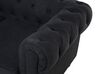 3 Seater Fabric Sofa Graphite Grey CHESTERFIELD_719472