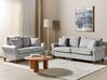 Conjunto de sofás 5 lugares em tecido cinzento claro GINNERUP_894808