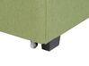 Fabric EU King Size Bed with Storage Green LA ROCHELLE_832977