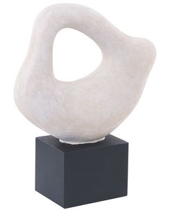 Koriste keraaminen luonnonvalkoinen/musta 32 cm KAVALA