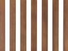 Set bistrot legno di acacia scuro con cuscini grigi AMANTEA_880371