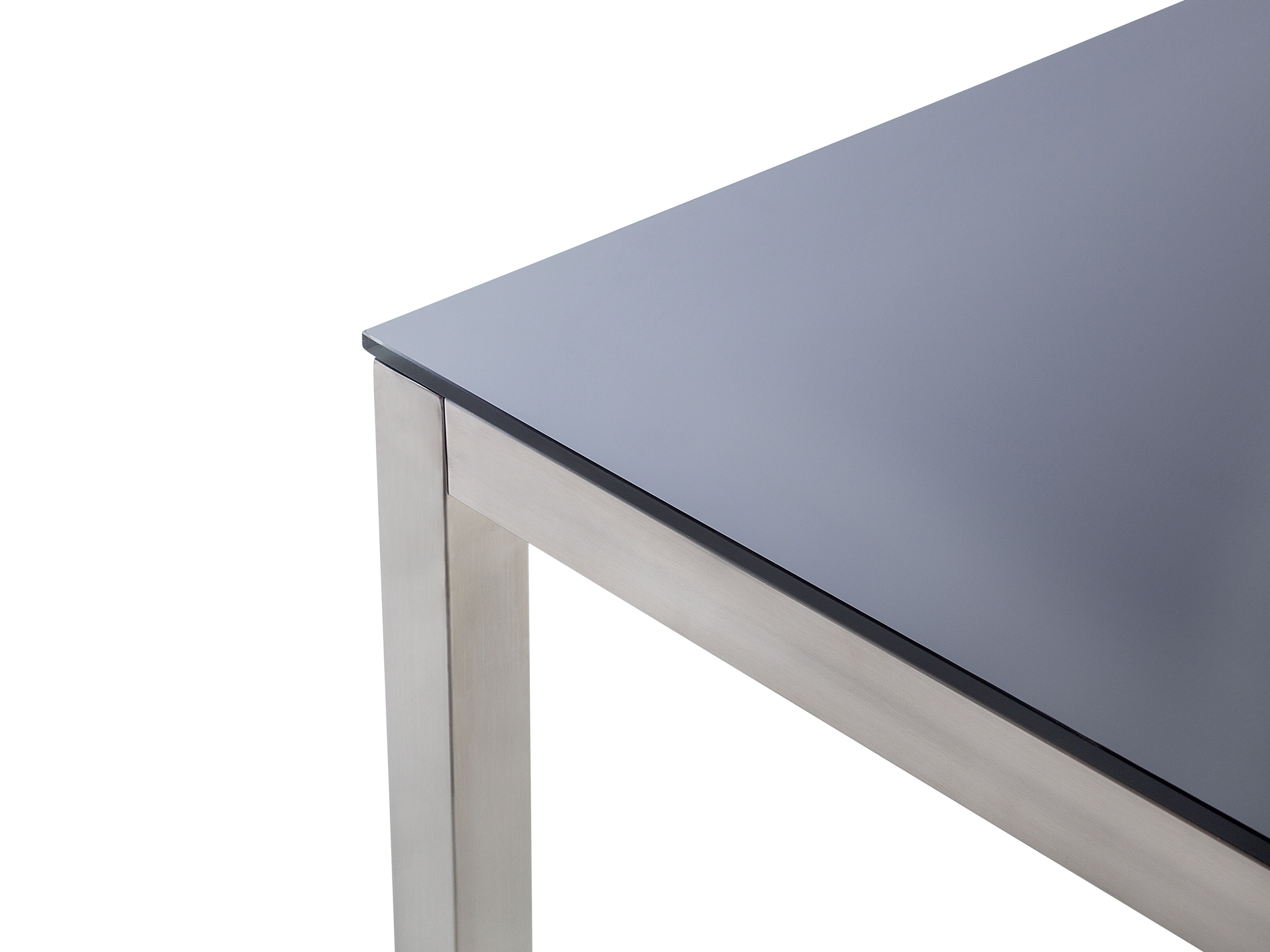 Set Tavolo Da Pranzo Con 6 Sedie - Vetro Temperato Nero - Foto 2