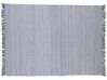Tapis en coton gris 160 x 230 cm BESNI_870774