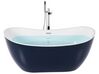Fritstående badekar marineblå oval 170 x 77 cm ANTIGUA_827999