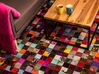 Pestrobarevný patchwork kožený koberec 160x230 cm ENNE_679907