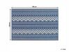 Tapis extérieur au motif zigzag bleu 120 x 180 cm NAGPUR_766499