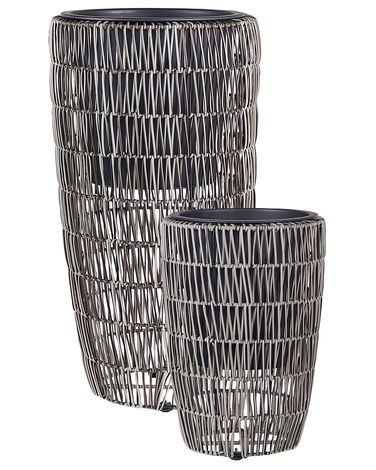 Lot De 2 Pots à Crayons En Forme De Pneu – Décoration Bureau Ou Maison – Dimensions 9 X 8,5 X 9 Cm – Idéal Rangement Ou Petites Plantes - 10
