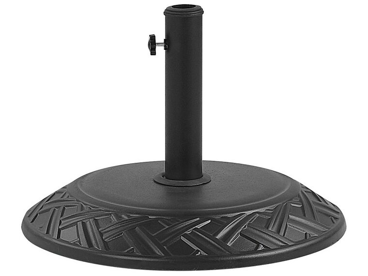 Pied de parasol en béton noir ⌀ 50 cm CAPACI_781909