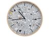 Horloge murale effet pierre grise ø 31 cm GORDOLA_784434