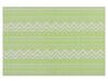 Alfombra verde pistacho/blanco 120 x 180 cm NAGPUR_766490