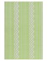 Tapis extérieur au motif zigzag vert 120 x 180 cm NAGPUR_766490