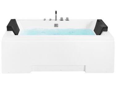 Whirlpool Bath with LED 1700 x 750 mm White GALLEY