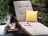 Set of 2 Outdoor Cushions 40 x 40 cm Yellow ASTAKOS_771020