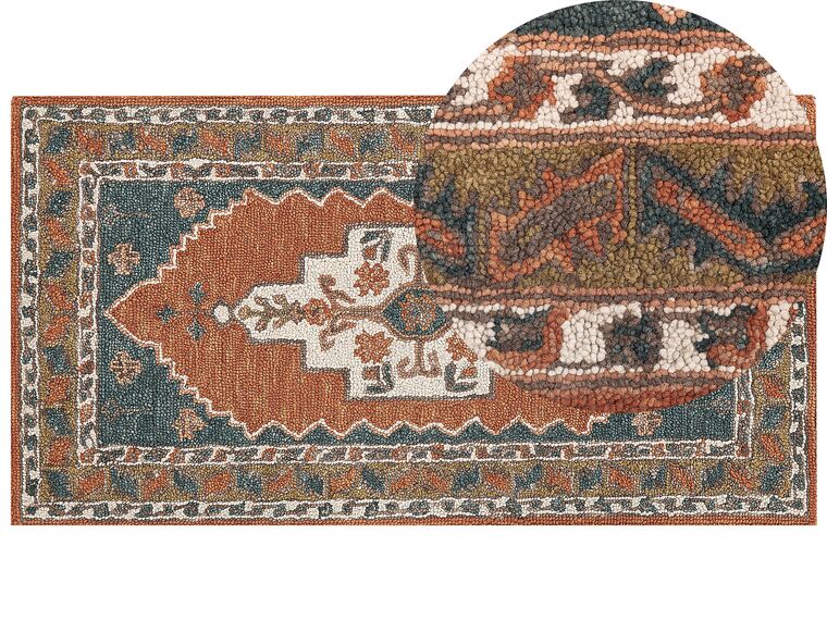Teppich Wolle bunt 80 x 150 cm GELINKAYA_836894