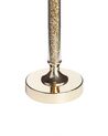 Glass Hurricane Candle Holder 48 cm Gold ABBEVILLE_788814