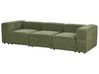 Sofa modułowa 3-osobowa sztruksowa zielona FALSTERBO_916313