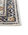 Teppich beige / blau orientalisches Muster 80 x 150 cm Kurzflor ARATES_854318