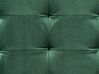 Chaiselongue Samtstoff dunkelgrün mit Bettkasten linksseitig PESSAC_882119