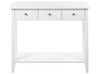 3 Drawer Console Table White GALVA_848847