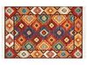 Alfombra kilim de lana multicolor 200 x 300 cm ZOVUNI_859332