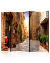Paravent 5-teilig mehrfarbig 225 x 172 cm COLORFUL STREET IN TUSCANY_773969