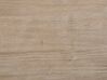 Mesa de comedor madera clara/negro 140 x 80 cm SPECTRA_751010